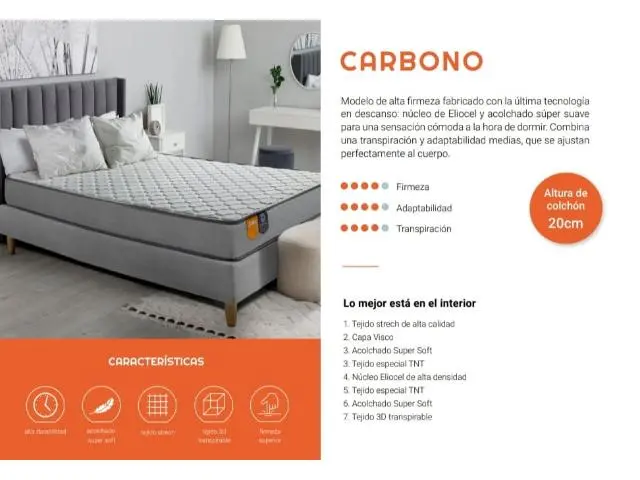 Imagen Colchn Carbono 150x190 Lyron