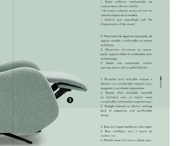 Imagen Silln relax Anis manual giratorio 4