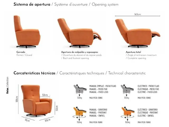 Imagen Silln relax City manual empuje 5