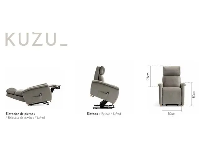 Imagen Silln relax Kuzu 1 motor elevador gravedad 0 2