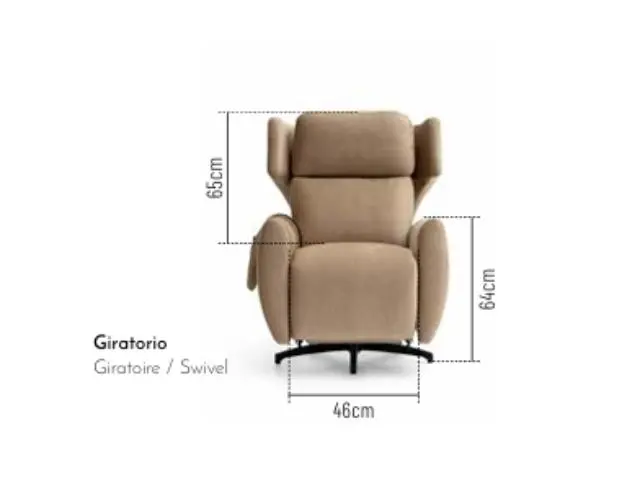 Imagen Silln relax Mitra elctrico giratorio 2