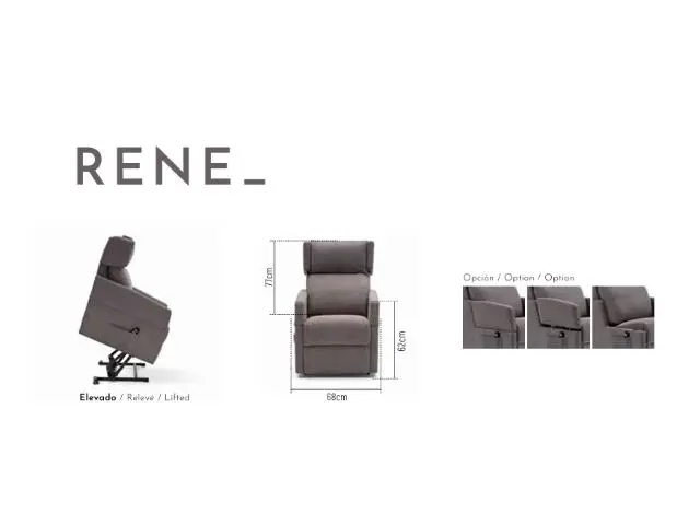 Imagen Silln relax Rene manual empuje 2