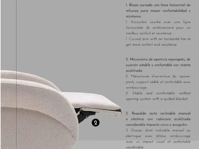 Imagen Silln relax Russel manual giratorio 4