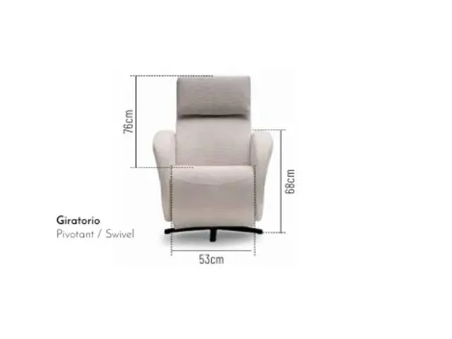 Imagen Silln relax Russel manual giratorio 7