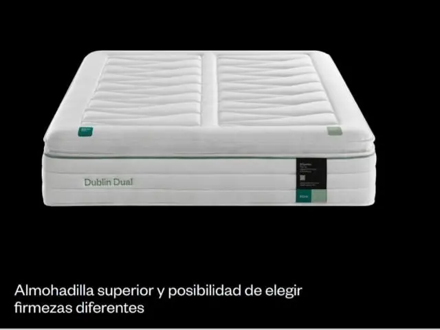 Imagen Colchn Dubln Dual 105x200