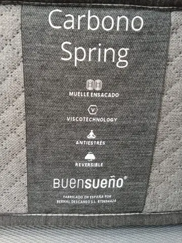 Imagen Colchn CARBONO SPRING 90x190cm  2