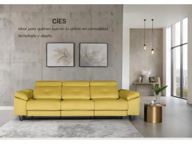 Imagen SOFA 3PLZ + 1PL LINEAL 3M CES