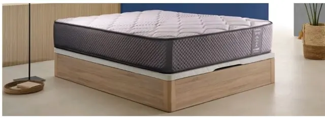 Imagen conjunto canape eco + COLCHON CARBONO SPRING 135X190