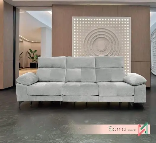 Imagen MAXI SOFA LINEAL 285X105X105 DESLIZANTE AL SUELO SONIA