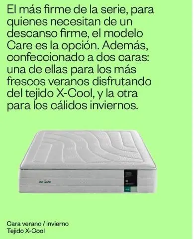 Imagen Colchn ice care 150X190 Ecus 2