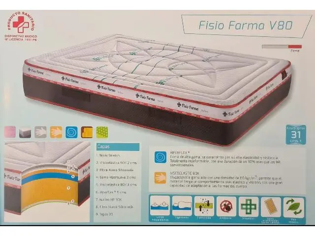 Imagen Colchn Fisio Farma V80 90 x 200 Stylbed