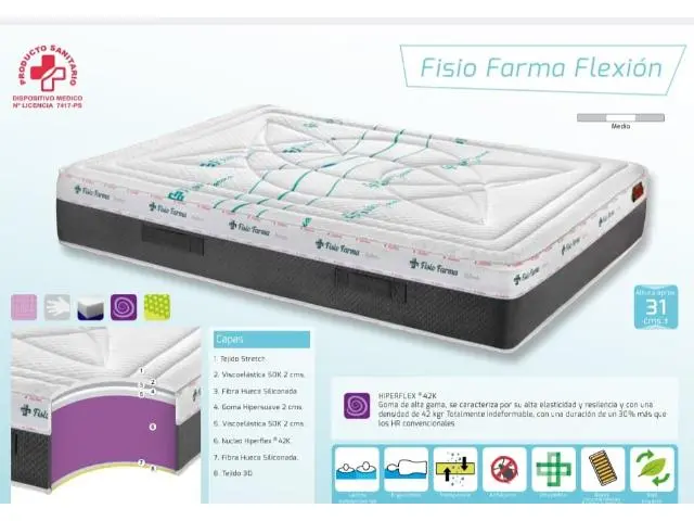 Imagen Colchn Fisio Farma Flexin 105 x 190 Stylbed