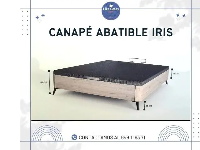 Imagen Canap Iris Gemelar 180x190