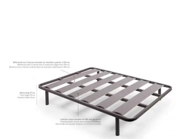 Imagen Somier de lmina ancha 90x200